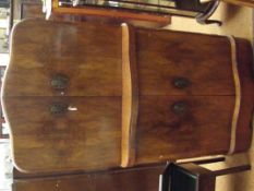 Walnut cocktail cabinet