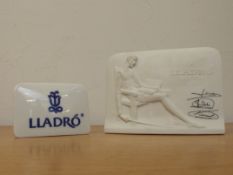 2x Lladro trade signes