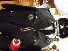 Replica SS uniform, peak hat, gloves, boots, shirt