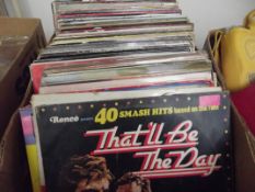 Large collection of LP records