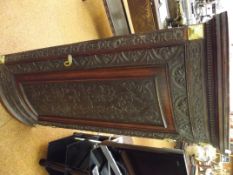 Georgian carved corner cupboard