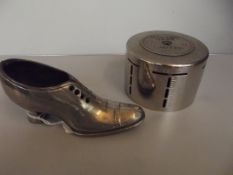 Midland bank holder with a pewter show