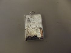 Silver stamp case - envolope