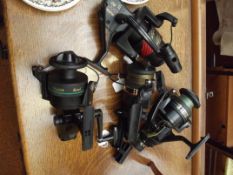 Collection of 4 fishing reels