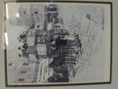 M Chapman print, signed in pencil