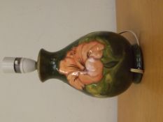 Moorcroft table lamp