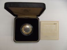 Royal mint 1999 Rugby World Cup silver proof Piedf