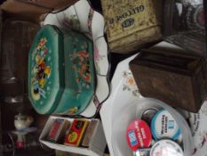 Large box of Cooperative memorabilia