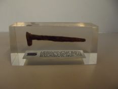 Excavated Roman nail