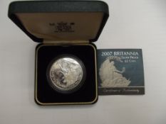 Royal mint 2007 Britannia silver proof one ounce £
