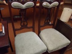 2x Edwardian chairs
