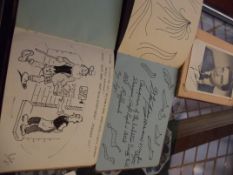 Three autograph albums