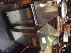 Pair of modern lanterns
