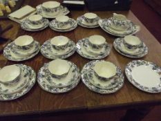 Royal Doulton tea set for ten, including bread pla