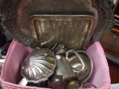 Collection of plated ware