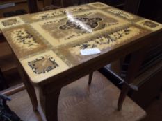 Musical sewing box
