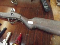Wall mounted display rifle