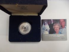 Royal mint 2007 Diamond Wedding silver proof Crown