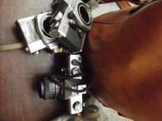 3 cameras and equiptment