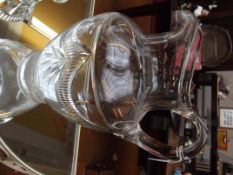 Very good quality Victorian water jug with swag de