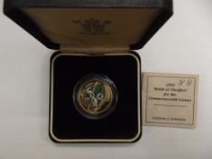 Royal mint 2002 Welsh £2 Piedfort for the Commonwe