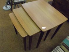 Retro nest of three tables