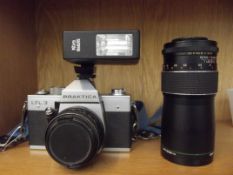 Praktica LTL3 camera and lens