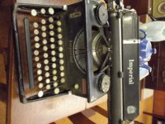 Vintage imperial typewriter