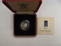 Royal mint 2000 Silver proof Piedfort £1 coin