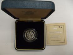 Royal mint 2002 silver proof one pound coin
