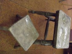 Two Victorian stools