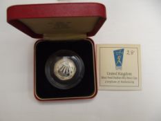 Royal mint NHS silver proof Piedfort fifty pence c