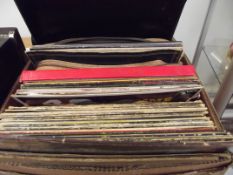 Large collection of LP records