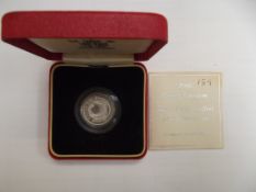Royal mint 2006 silver proof Piedfort one pound co