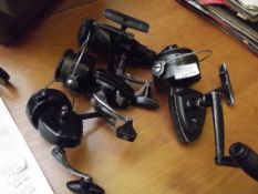 Collection of 4 fishing reels
