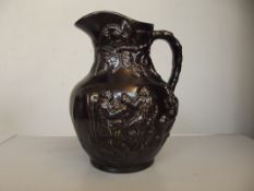 Treacle glaze cider jug