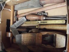 Box of vintage tools