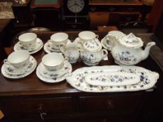 Zsolnay, Hungarian tea set