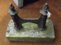 Victorian boot scraper