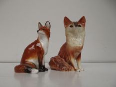 John Beswick fox and one other