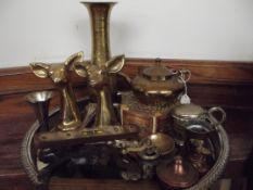Collection of metal ware and others