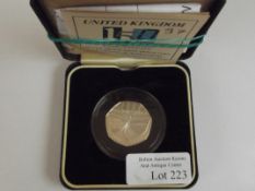 Royal Mint 150 Years of Public Libraries silver pr