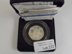 Royal Mint 2006 Victoria Cross 50p Heroic Act silv