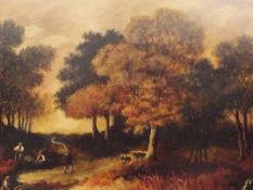 Oil on board signed JC Peters