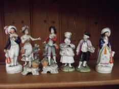 Victorian Staffordshire flatbacks together with Vi