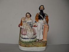 Victorian Staffordshire flatback