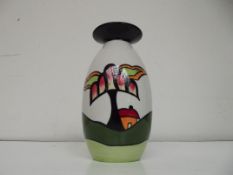 Lorna Bailey lipped vase, Cherryhill