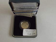 Royal Mint 1997 silver proof Piedfort 'Three Lions