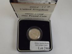 Royal Mint 2004 silver 'Forth Rail Bridge' one pou