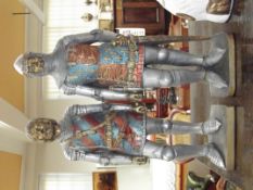 Two figures of knights